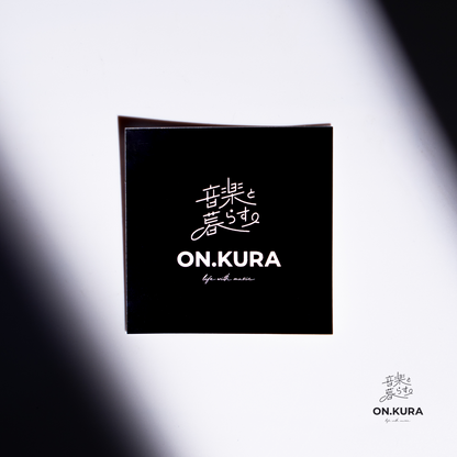 音楽と暮らす_black_ステッカー